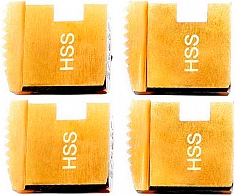 Плашки клуппа электрического резьбонарезного Hongli SQ30 1/2"-1 1/4" NPT HSS TiN