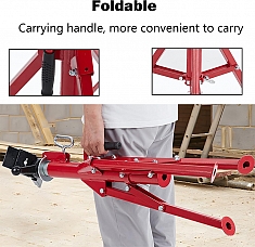 Переноска V-образной двухроликовой складной регулируемой опоры для труб Remmers Atlant 1/8-12