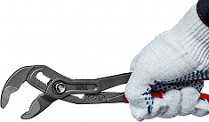 Применение клещей переставных с механизмом быстрой фиксации Voll Cobra 10 (250 мм), CrV