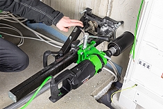 Применение установки с микроударом для сухого алмазного бурения Eibenstock DSE 162