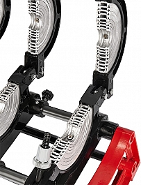 Зажимы центратора механического стыкового сварочного аппарата для пнд труб Gas Fusion Red-250V4