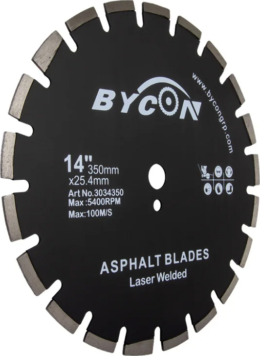 Диск сегментный алмазный Bycon Laser Asphalt 350 мм