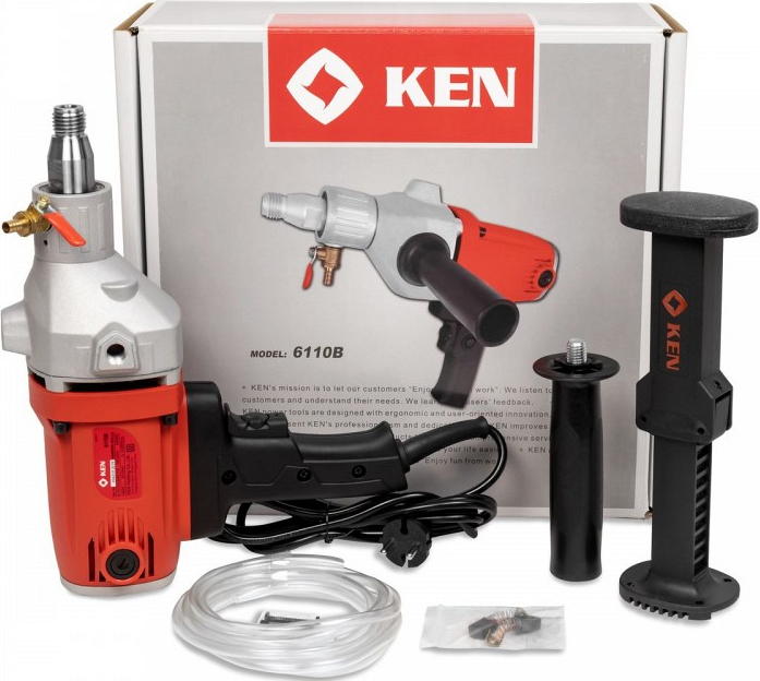 Комплектация дрелей алмазного бурения Ken 6110B Комплектация дрелей алмазного бурения Ken 6110B