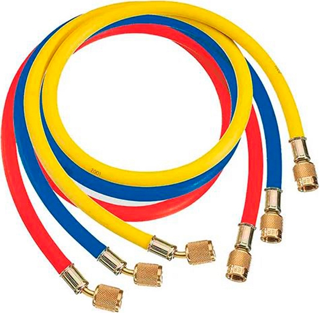 Напорные шланги для заправки хладагента Voll R22, R134A, R407C, R404A Напорные шланги для заправки хладагента Voll R22, R134A, R407C, R404A
